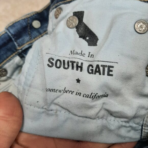 AG Adriano Goldschmied Women's Blue Super Skinny Ankle Denim Jeans 25R - Picture 6 of 10